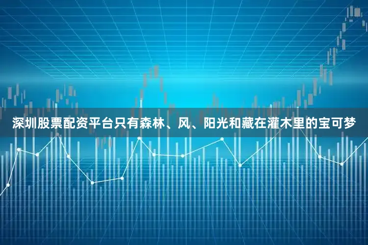 深圳股票配资平台只有森林、风、阳光和藏在灌木里的宝可梦